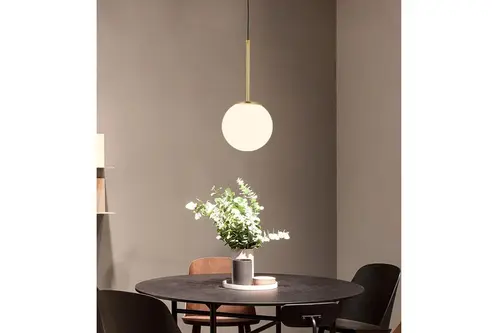 Ariel Eskitme Modern Avize Gold Kasalı, Beyaz Camlı
