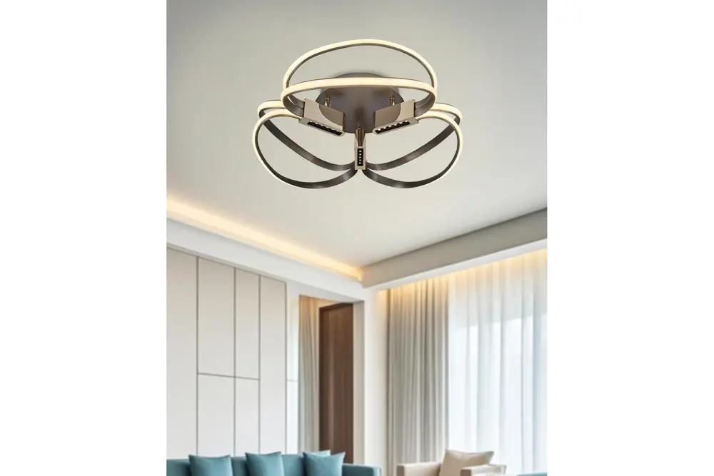Özcan Aydınlatma Platin 65'Lik Plafonyer Platin, 5724-1