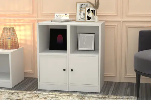 Lexus Raflı Dolaplı Şifonyer, 65 Cm Sfn 1002 Ç