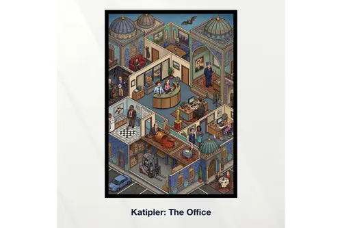 Miniaworks Katipler: The Office Siyah Çerçeveli Poster 21X30