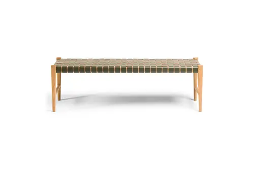 Napolyon Kent Deri Bench, Yeşil