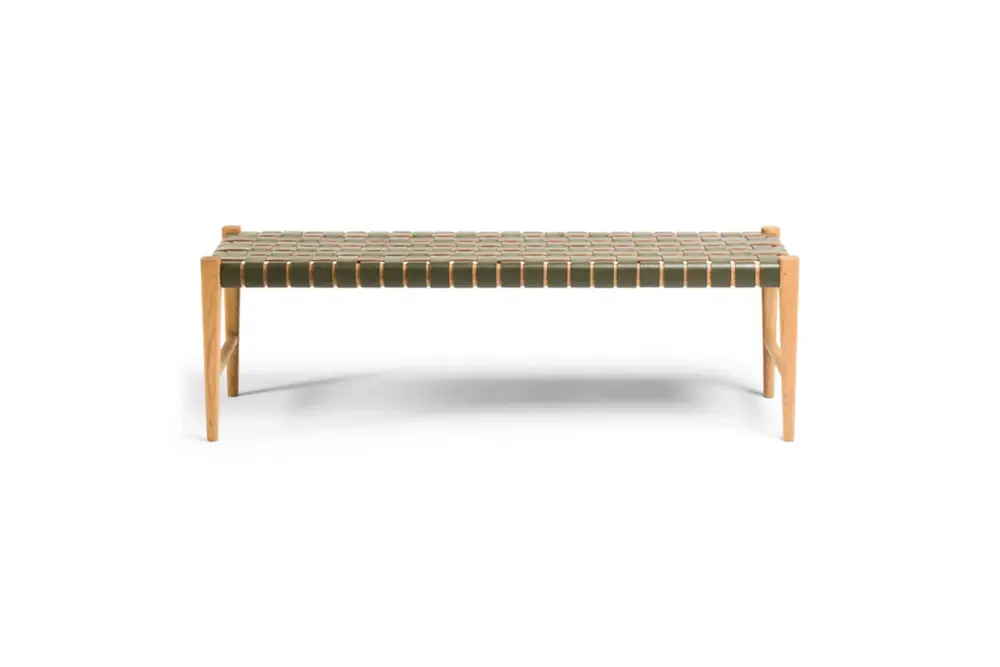 Napolyon Kent Deri Bench, Yeşil