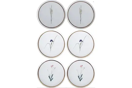 Porland Botanical Karma 6 Kişilik Pasta Takımı 21Cm