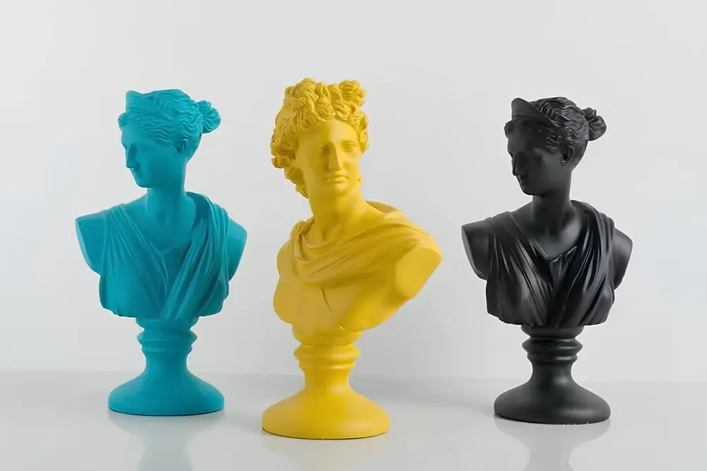 Apollo & Artemis Büst Üçlü Set