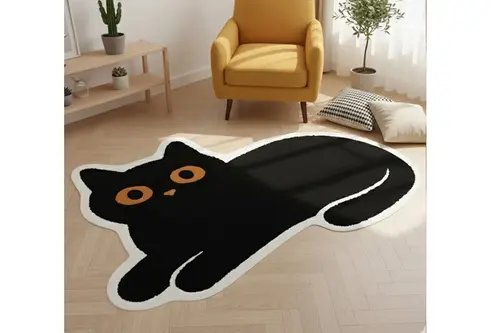 Uykucu Kedi Dokuma Taban Halı, 429 Yng, 50X80 Cm