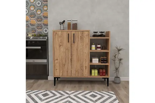 Leskar Çok Amaçlı Mutfak Ve Banyo Dolabı, Atlantik Çam