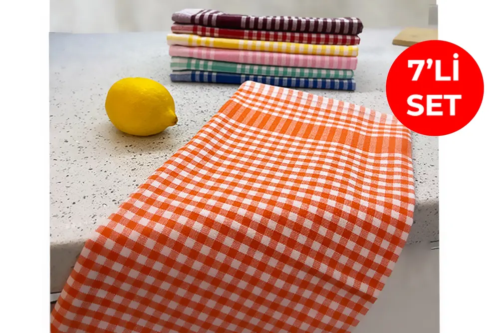 Pöti Kareli Kurulama Bezi, Servis Peçetesi, Yedili