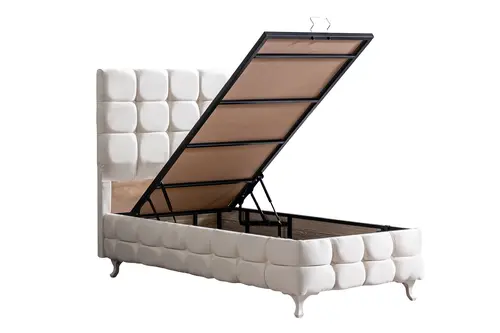Duke Lux Baza Başlık Seti, Krem, 90X200