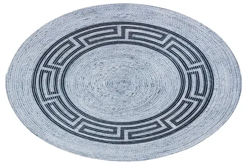 Jüt Sisal Halı 84, Gri, 100X100