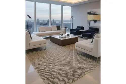 Merinos Halı Toronto Sisal Jütt Görünümlü Modern Halı 5000 179 Krem 80X300 Cm