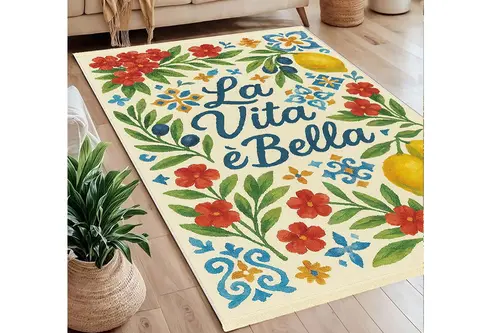 La Vita Baskılı Dokuma Taban Halı, 255 Yng, 80X150 Cm