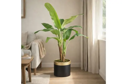 Yapay Bitki Muz Ağacı, 2 Gövdeli, 180 Cm