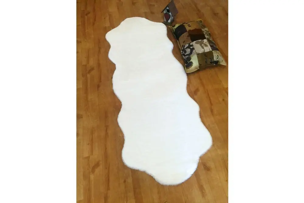 Tappeto Rex Tavşanı Postu Rex13, Beyaz, 75X150