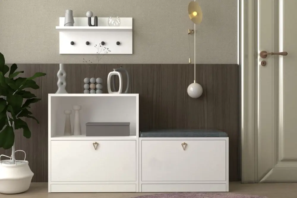 Bera Portmanto, Düşer Kapaklı Puflu, Nrg-Prt-1002