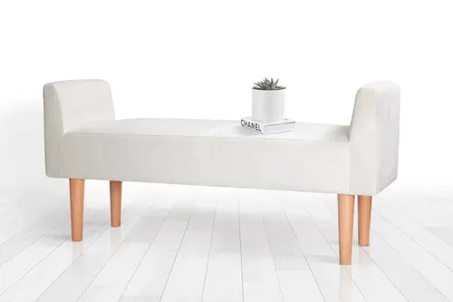 Vıerre Bench Puf, Krem