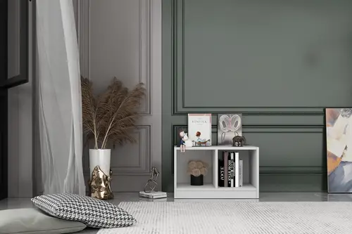 Leksa Raflı Kitaplık 65Cm Beyaz Ktp-1203