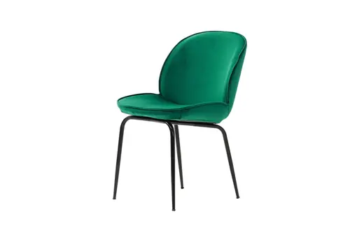 Alfa Sandalye, Siyah Soft Yeşil