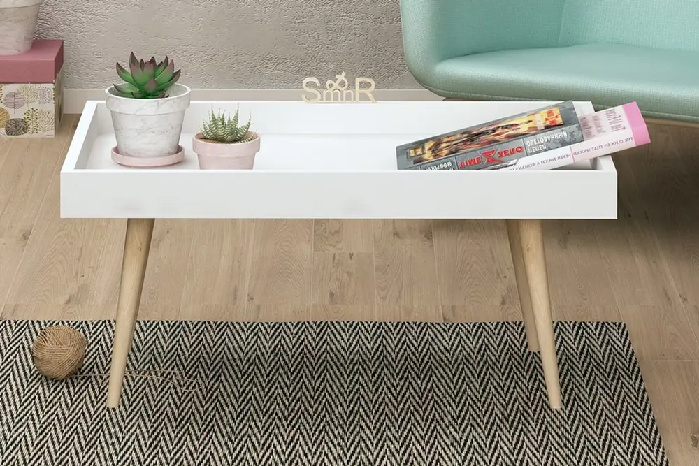 Esmob Cross Orta Sehpa, Beyaz