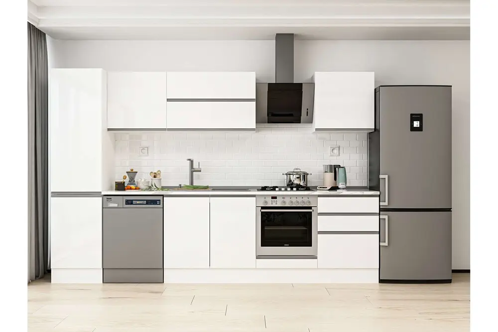 Alvinka 310X210 Cm Mutfak Dolabı, Mb E80B50S60 2 Beyaz Suntalam