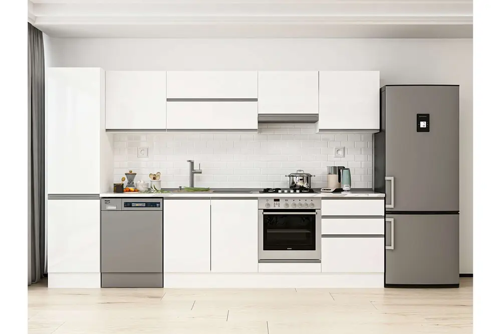 Alvinka 310X210 Cm Mutfak Dolabı, Mb E80B50S60 1 Beyaz Suntalam