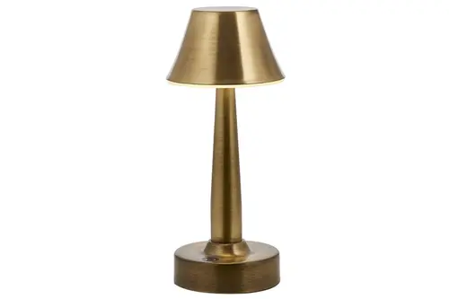 Avonni Ml Masa Lambası, Metal, Eskitme Kaplama, 64006-E