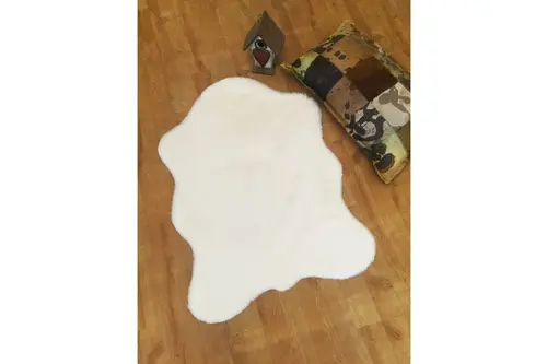 Tappeto Rex Tavşanı Postu, Beyaz, 75X100