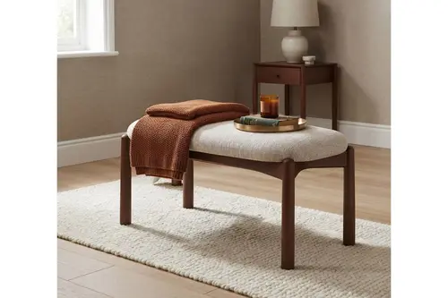 Vina Luxe Ahşap Bench, Ceviz Maserati 02
