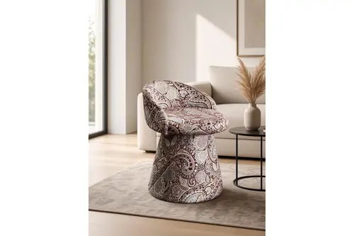 Mira Modern Puf Desenli