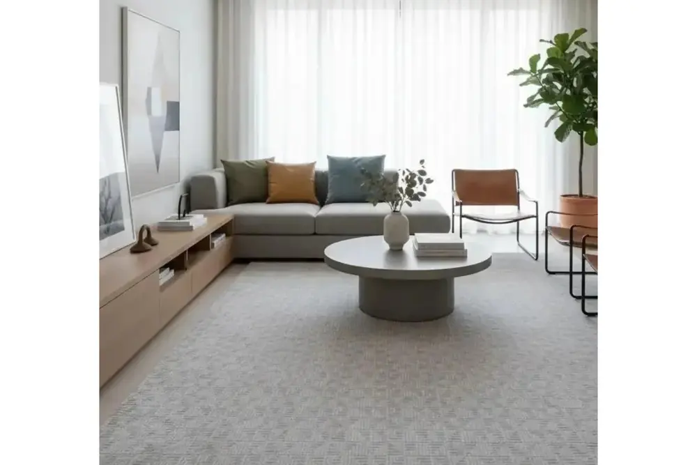 Merinos Halı Premium Modern Makina Halısı, 69813 095 Gri 160X230 Cm