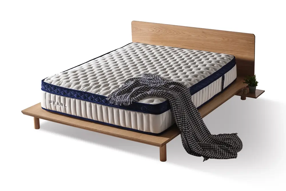 Puuf Pearl Hybrid İpek Visco Tek Kişilik Yatak, 90X190