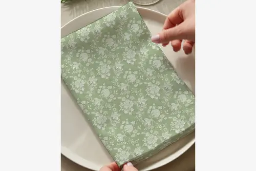Botanica Nostalji Pamuklu Dört Adet Peçete