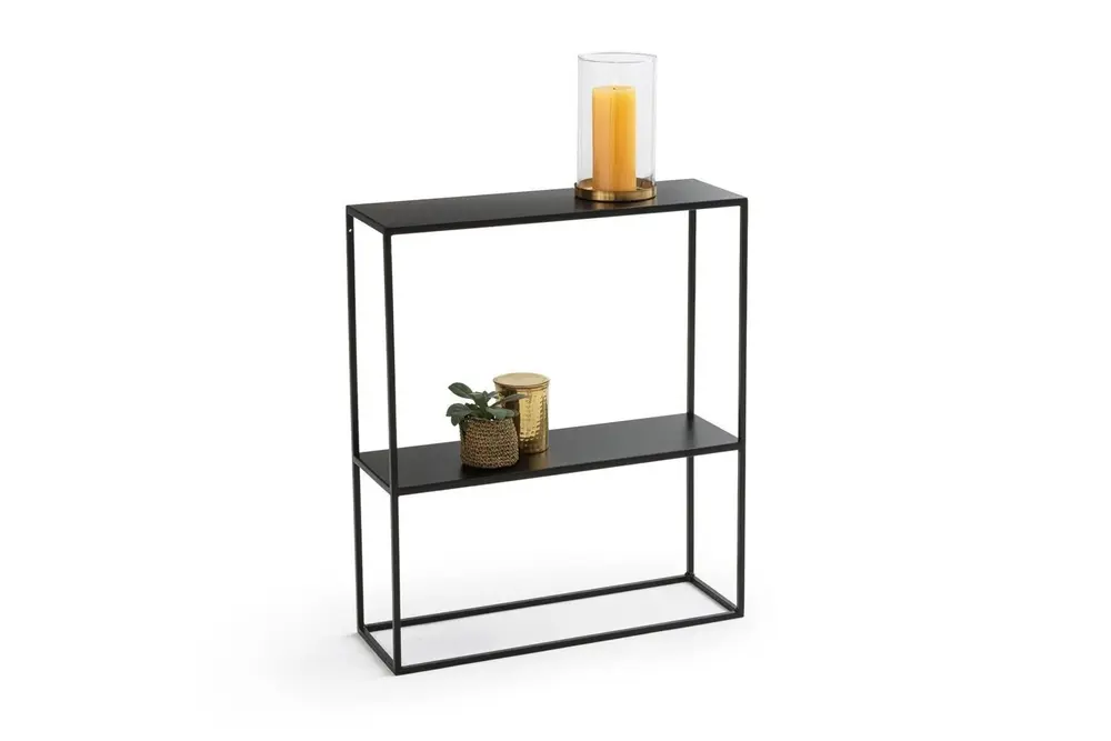 Sat Siyah Metal Dresuar Konsol, 60 Cm