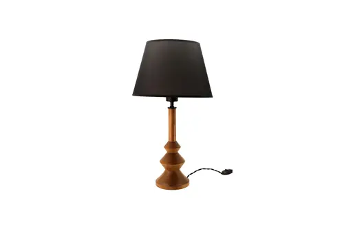 Massello Desıgn Elegante Ahşap Abajur, Ceviz
