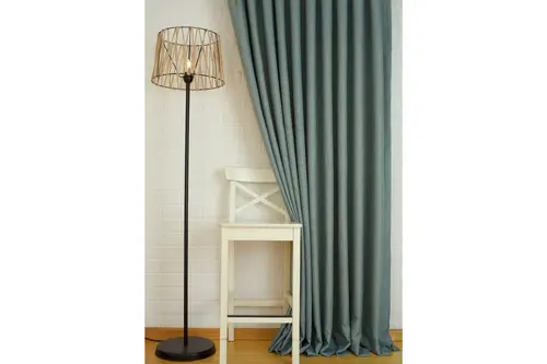Massarelli Fon Perde Keten Mint Rengi 1-2,5 Orta Sık Pile 90X260
