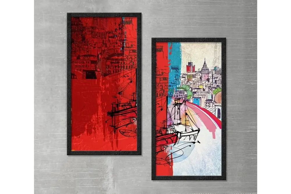 Ahşap Yağlı Boya Dokulu Tablo, Artist