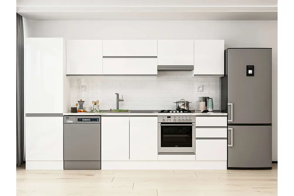 Alvinka 310X210 Cm Mutfak Dolabı, Mb E80B60S50 1 Beyaz Suntalam
