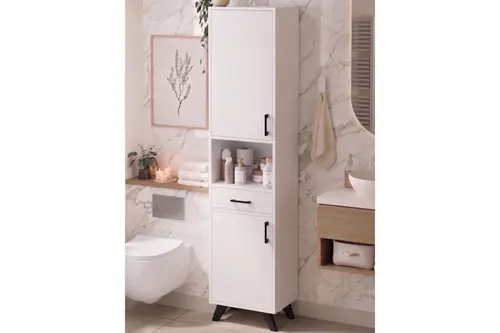 Canberra Banyo Mutfak Kileri Çok Amaçlı Dolap Beyaz