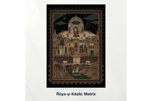 Miniaworks Rüya-Yı Kâzib: Matrix Kanvas Tablo 21X30