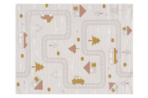 Kids Yumuşak Dokulu Çocuk Odası Halısı, Multi, 80X150