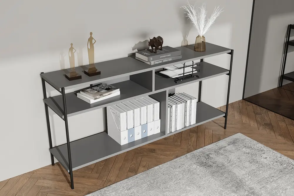 Lagomood Ella Ofis Dolabı, Antrasit