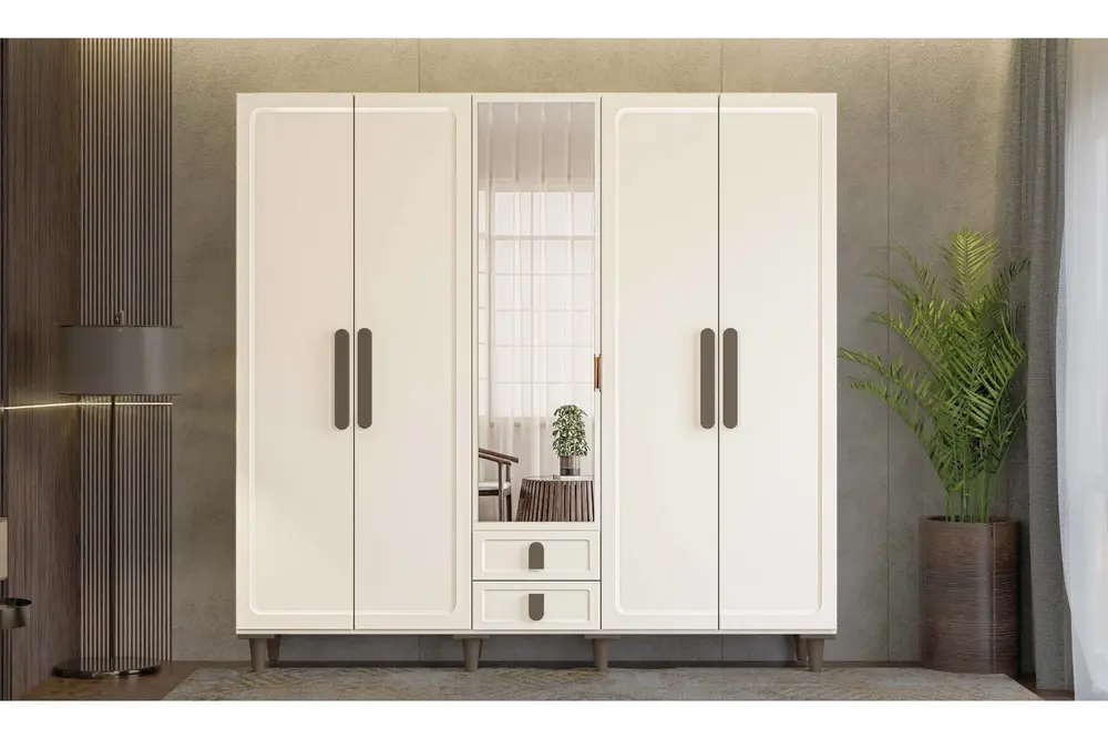 Punto %100 Mdf Gardırop, Aytaşı, 5 Kapaklı