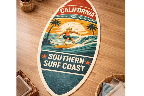 Surf Coast California Dokuma Taban Halı, 587 Yng 80X150 Cm