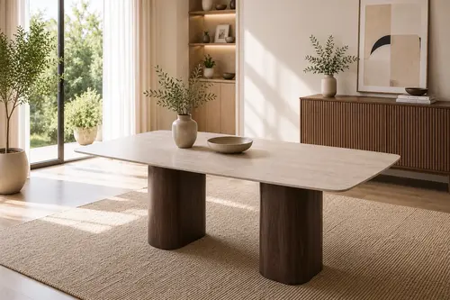 Lara Seramik Yemek Masası