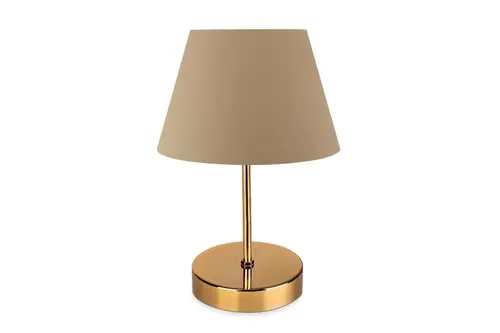 Evlight Nura Abajur 1076 Cappuccino & Gold