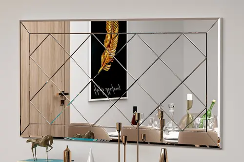 Mone Saga Dekoratif Baklava Desenli Salon Aynası, Sga01