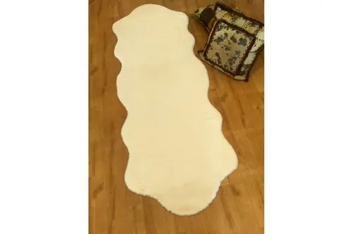 Tappeto Rex Tavşanı Postu Rex11, Krem, 75X150