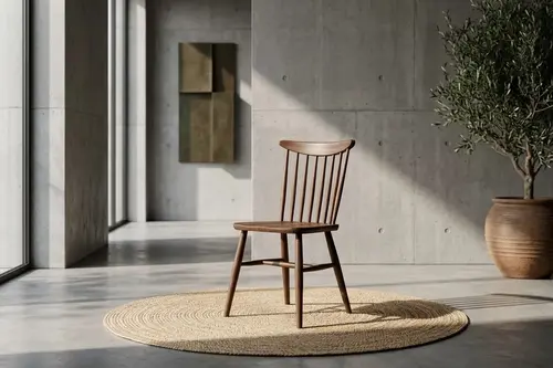 Yıldız Sandalye, Ceviz Ahşap
