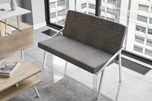 Lagomood İrony İkili Ofis Koltuk, Beyaz