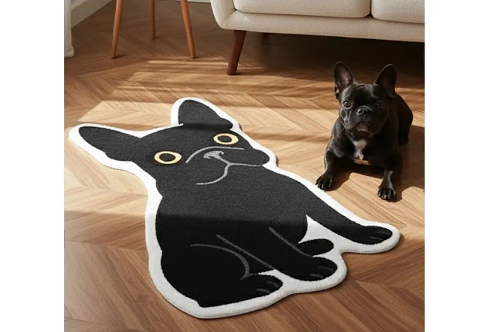 Black Bulldog Dokuma Taban Halı, 433 Yng, 50X80 Cm