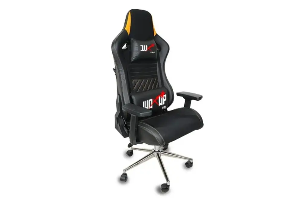Gamer Grovex Deri Kumaş Kol Ve Yükseklik Ayarlanabilir Oyuncu Koltuğu, Sarı